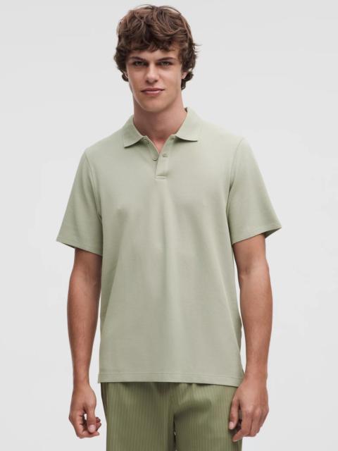 Cotton Pique Short-Sleeve Polo Shirt