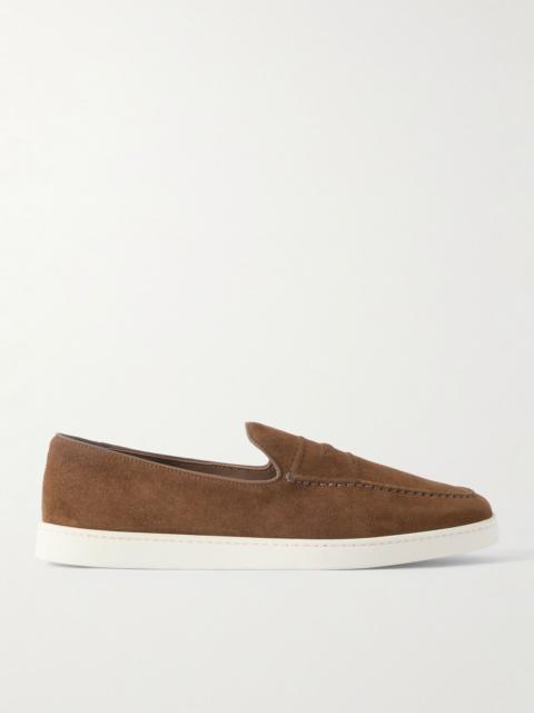 Peebles Suede Loafers Brown