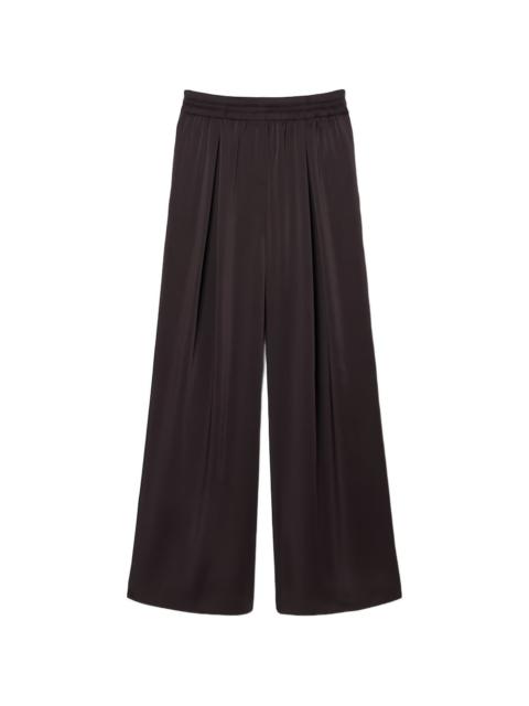 elasticated-waist trousers