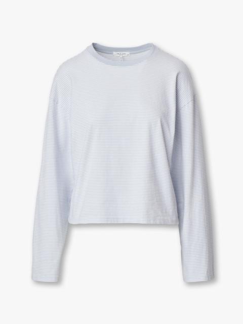 Kelly Boxy Striped Long-Sleeve Tee