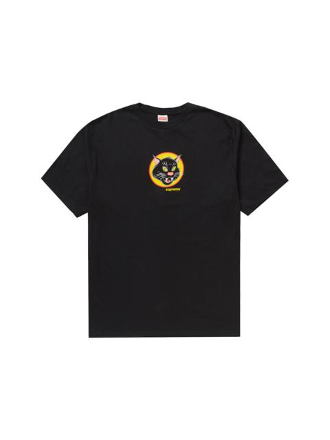 Supreme Black Cat Tee Black