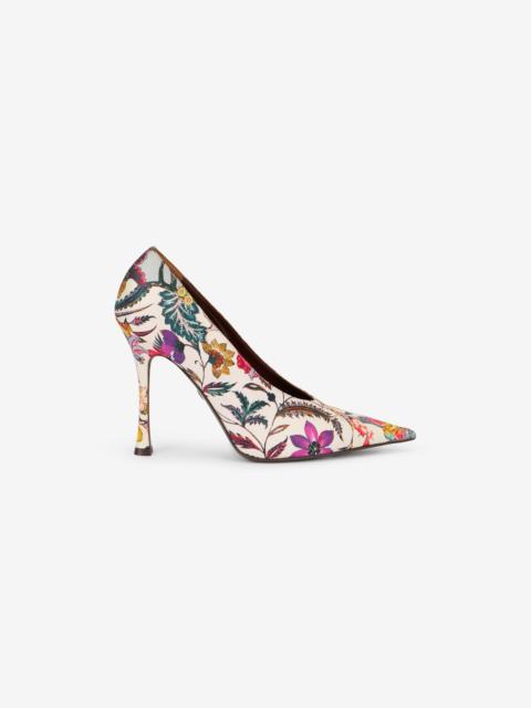 Florentine Flower Print Pump