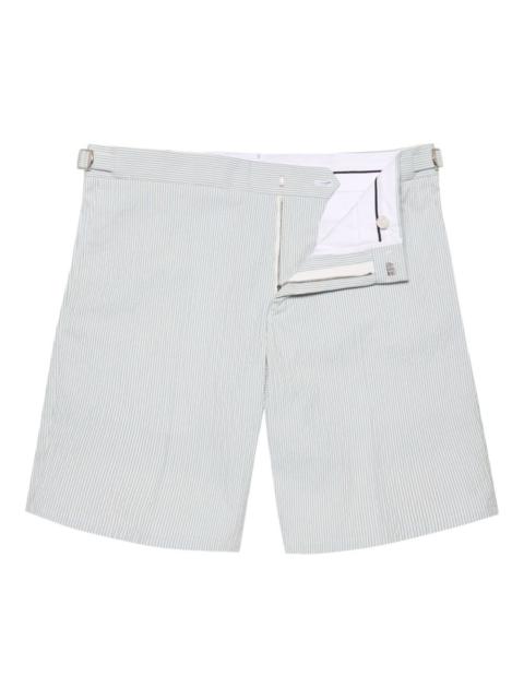 striped tailored shorts