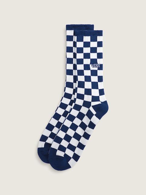 Checkerboard Crew Socks