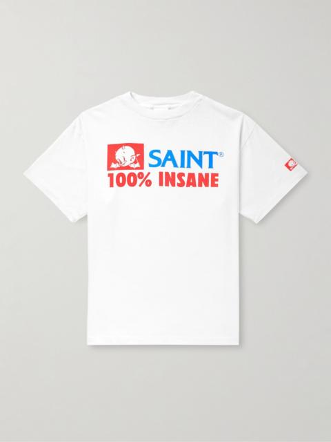 Printed Cotton-Jersey T-Shirt White