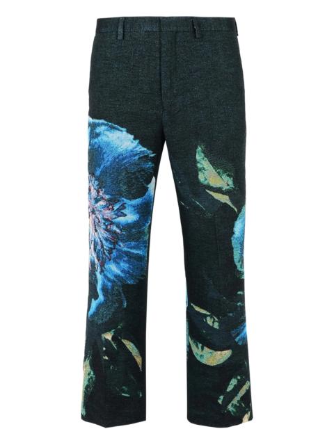Dries Van Noten Panvel Floral-print Trousers