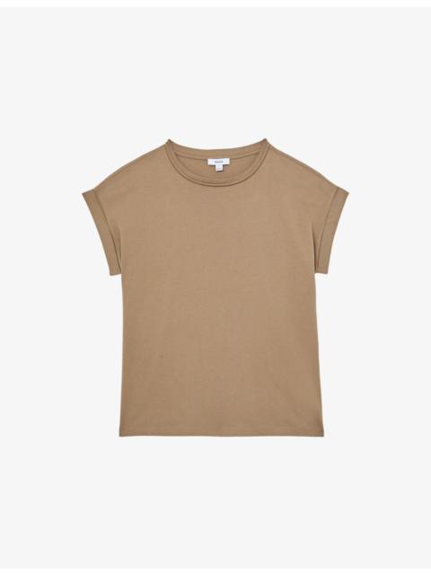 Tommie Crew-Neck Relaxed-Fit Brushed-Cotton T-Shirt