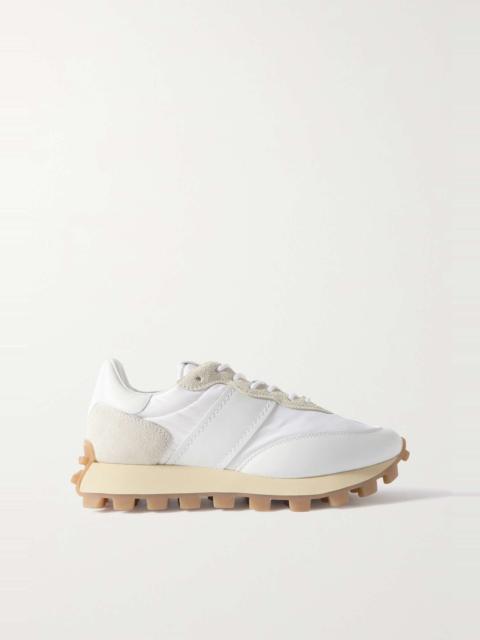 SNEAKERS TOD'S 1T IN LEATHER AND FABRIC - WHITE