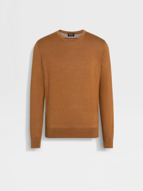 DARK FOLIAGE MÉLANGE CASHSETA CREWNECK