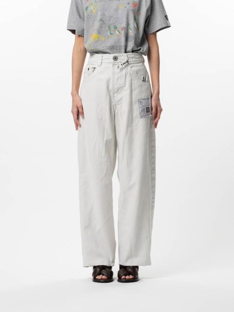 Amateur Sewn Like Wide Denim Pants