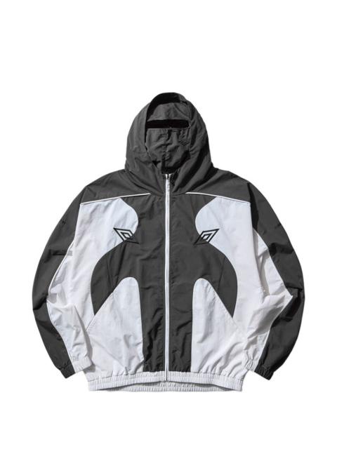 zip-fastening sweatshirt