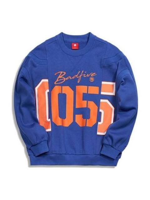 Li-Ning Paris fashion week Loose Pullover 'Blue' AWDQ629-1