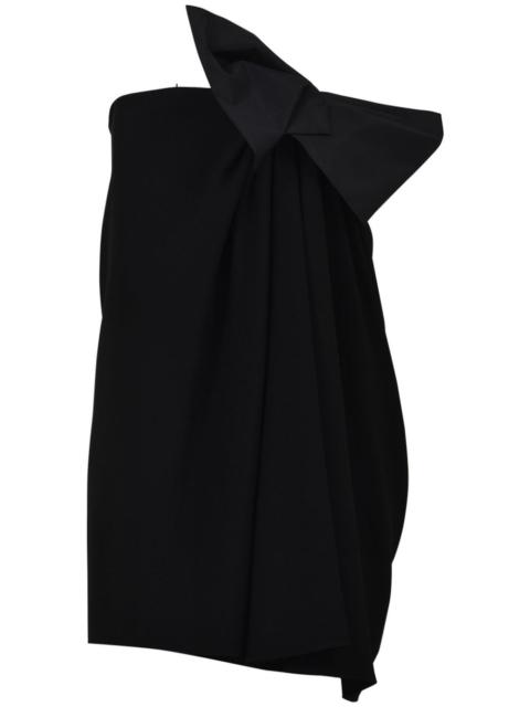 bow-detail strapless dress