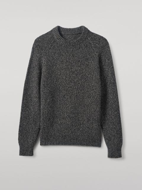 Fyfe Dark Navy Marl Cashmere Jumper