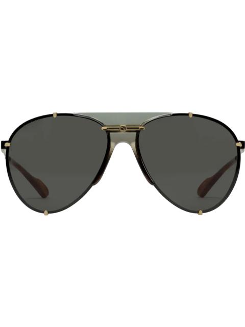 Aviator metal sunglasses