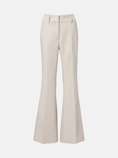 Rhein high-rise wool wide-leg pants