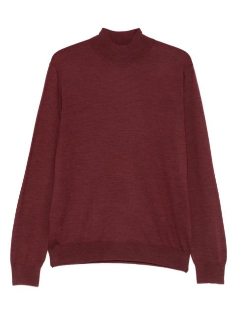 long-sleeve wool sweater