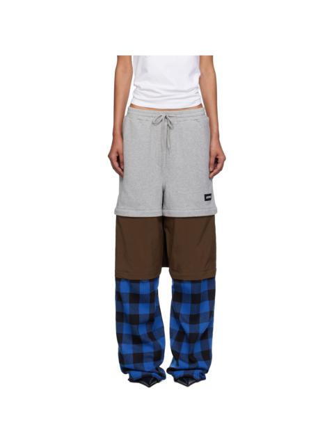 Multicolor Three Way Detachable Lounge Pants