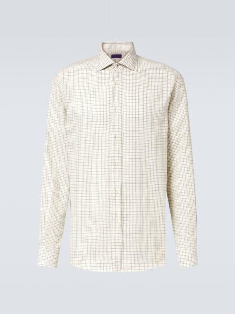 Checked cotton shirt