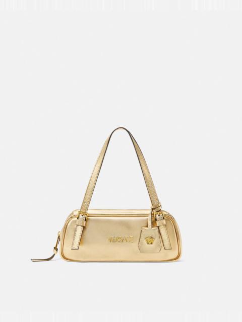 Versace Tag Bowling Metallic Shoulder Bag