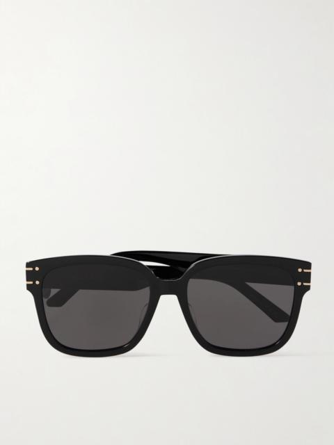 Diorsignature S7f Square-frame Acetate Sunglasses