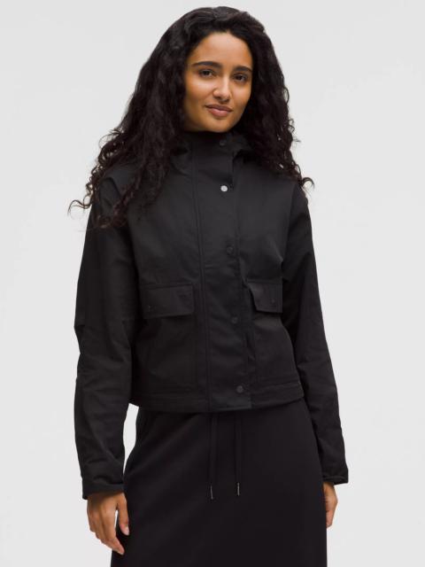 Cropped Utility Windbreaker