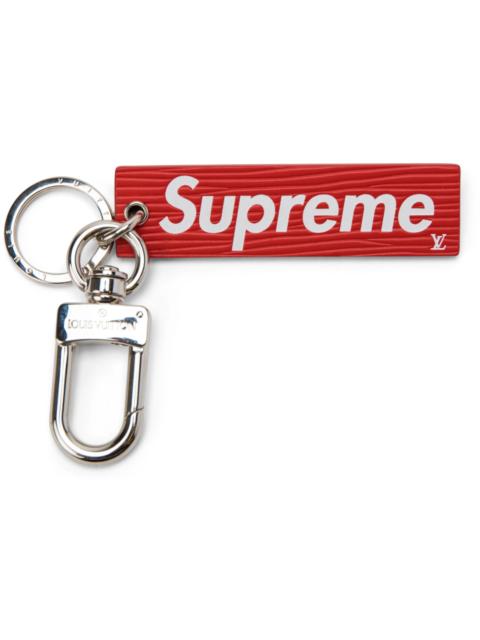 Louis Vuitton x Supreme Epi Keychain Red