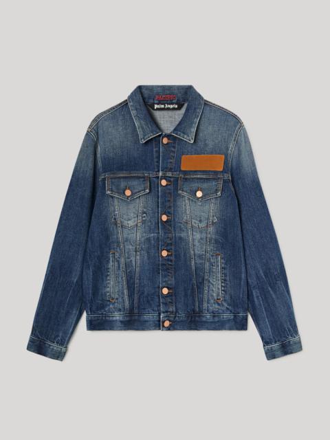 palm logo denim jacket