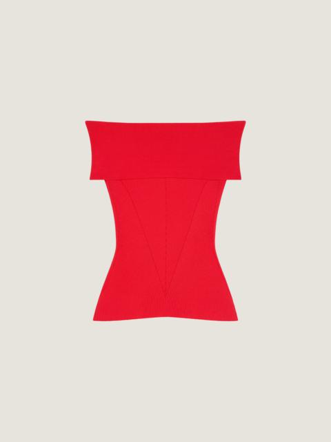 SLIM FIT OFF-THE-SHOULDER TOP