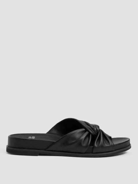 Dello Nappa Leather Wedge Sandal