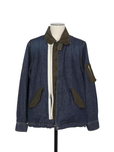 Denim x Nylon Twill Blouson