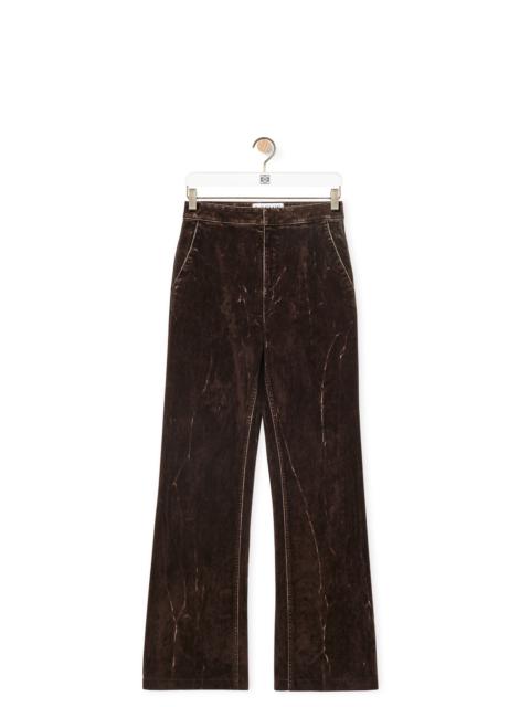 Bootleg jeans in denim