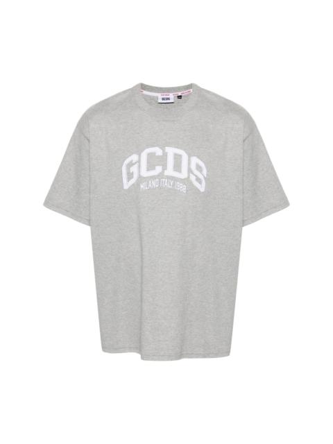 logo-patch cotton T-shirt