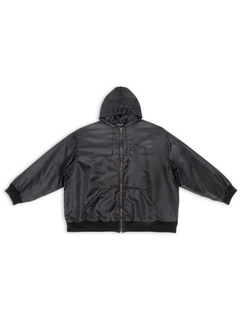 3b sports icon padded zip-up hoodie