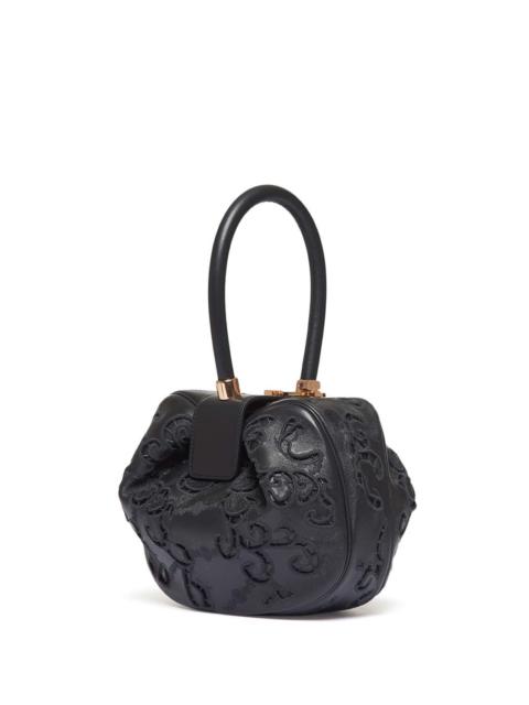 Nina Lace Bag in Black Nappa Leather