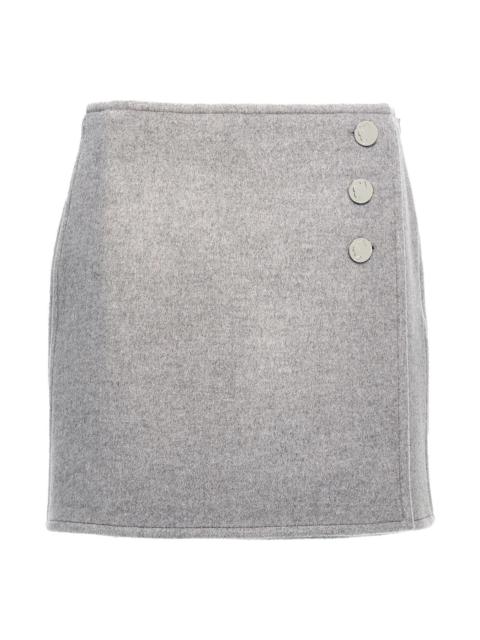 'T Monogram' skirt