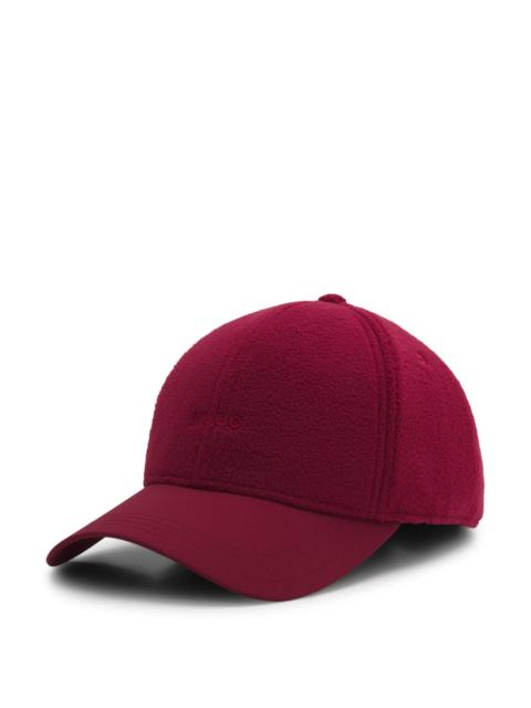 FLEECE CAP WITH EMBROIDERED LOGO