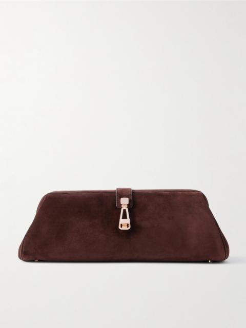 Paola Suede Clutch