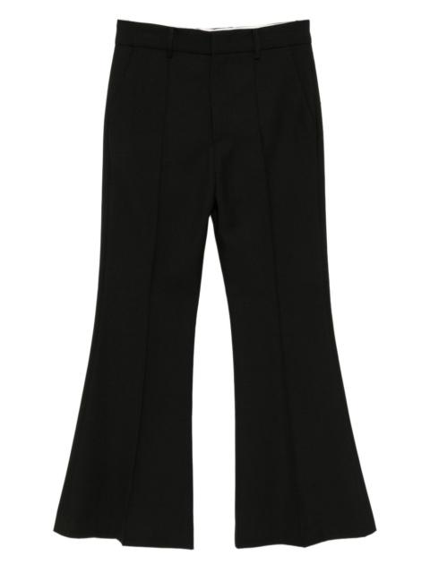 flared basic trousers
