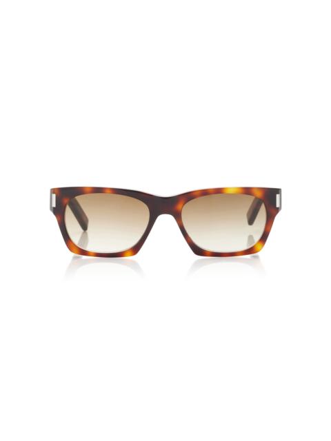 Square-Frame Acetate Sunglasses brown