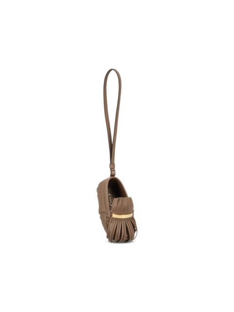 fringed shoe charm