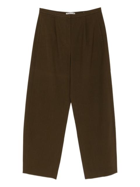 Volume Tuck pleated trousers