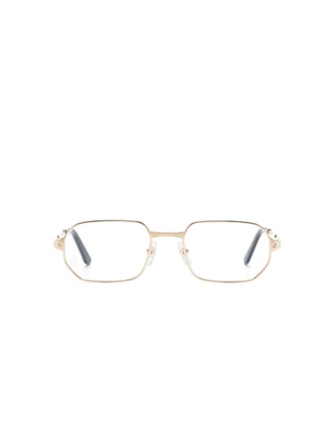 square-frame metallic glasses