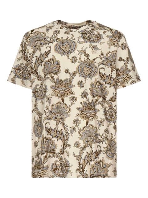 paisley-print T-shirt