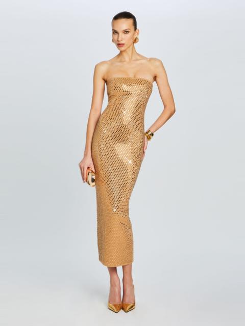 BOA EMBELLISHED KNIT DRESS