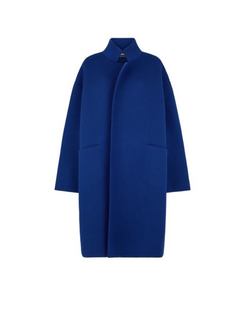 SCULPTURAL SINGLE BREASTED OPERA COAT