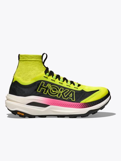 Women's Tecton X 3 Shoes in Neon Hoka Citrus/Black