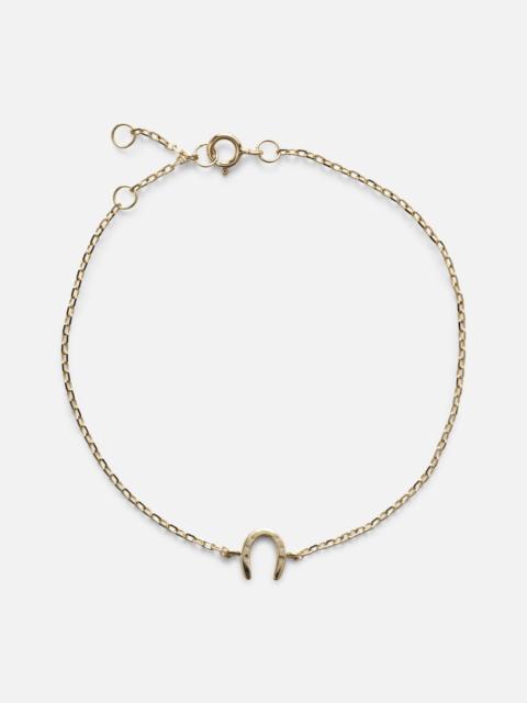 Lucky Horseshoe 10kt gold bracelet