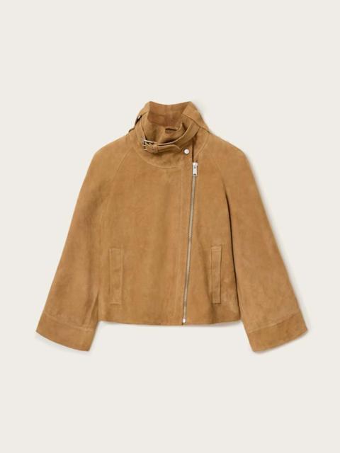 RHODES RELAXED FIT SUEDE JACKET