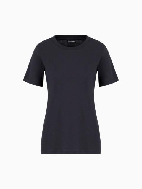 Pima-jersey crew-neck T-shirt